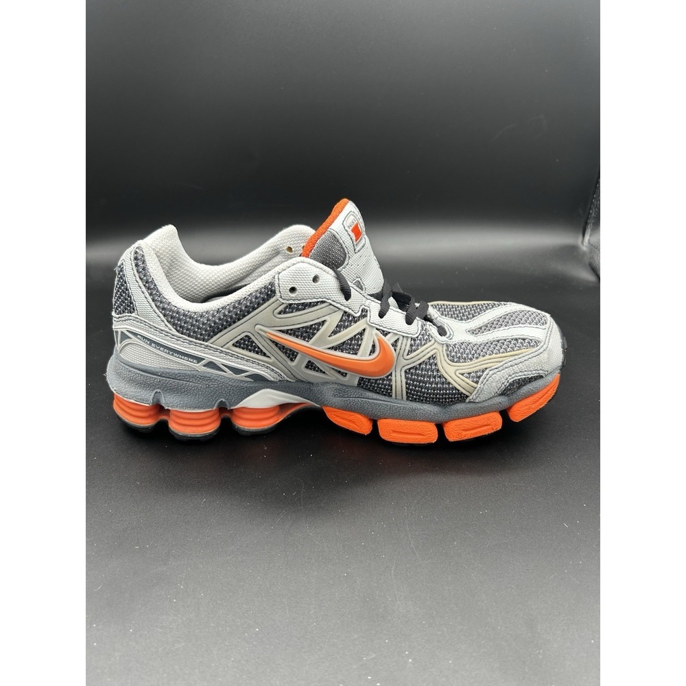 Nike Shox Junga Size Women's  9 Orange-silver-gray Sneakers 313812-081